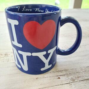 I Love New York Cup Red White Blue S&T World Products, Inc Cup Mug Coffee Tea